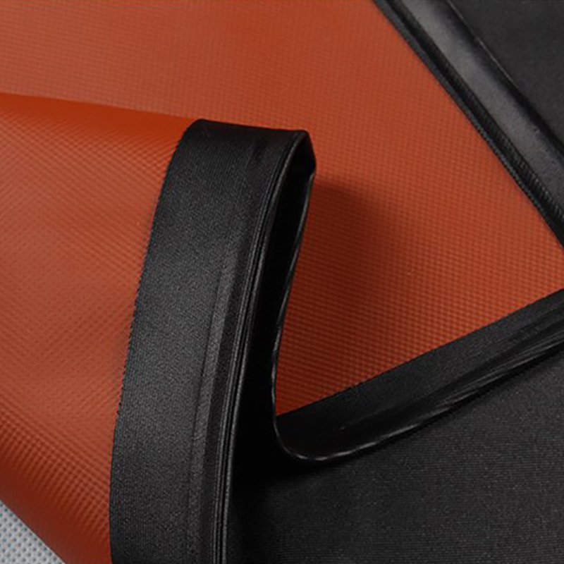 Solid color composite PVC apron kitchen chef industrial labor protection restaurant work clothes halter leather apron custom - Image 6