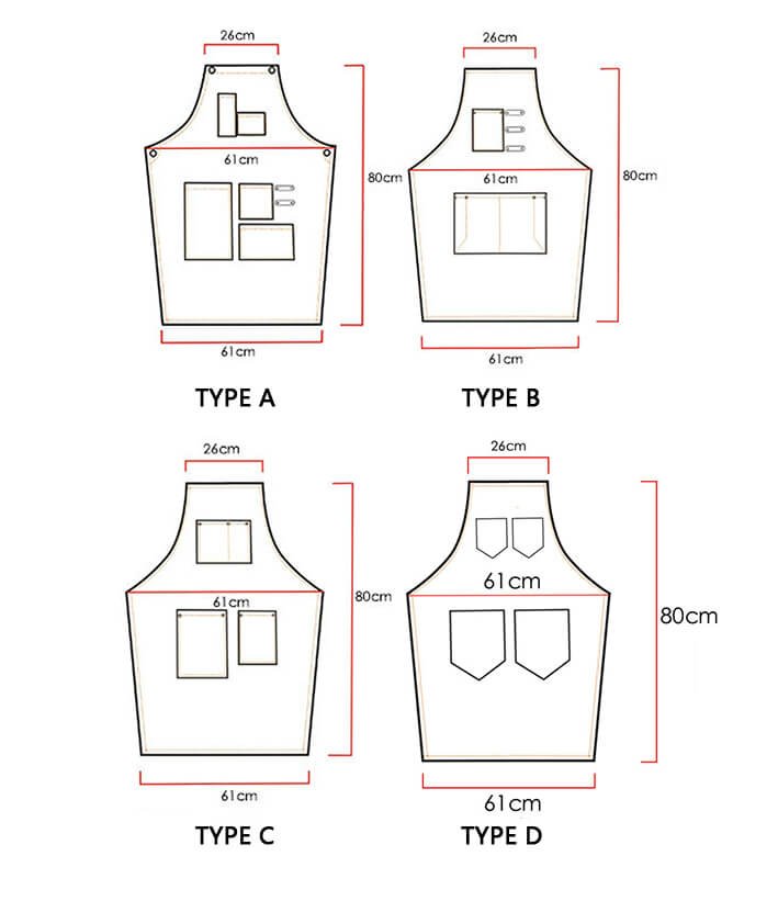 Denim apron Korean style fashion custom logo bar western restaurant home baking work apron - Image 3