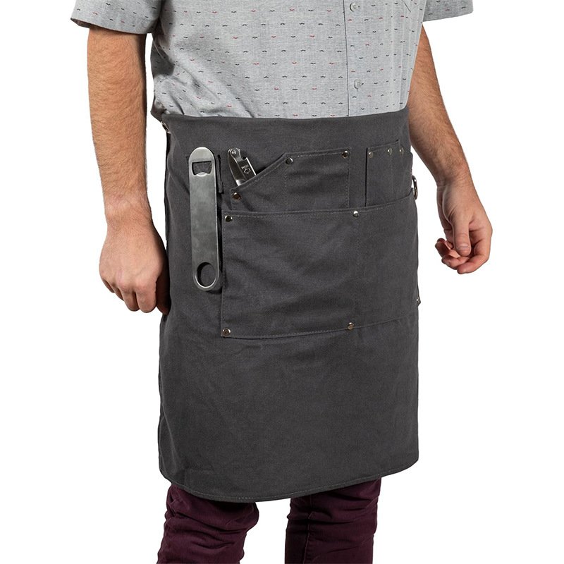 Thickened canvas apron with custom logo for carpenter, gardener, baker, kitchen and household apron wholesale - Image 13