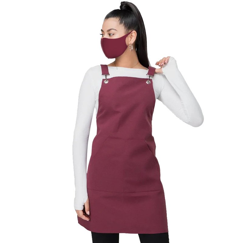 Simple anti-fouling strappy apron manufacturers processing advertising logo kitchen couple fashion wholesale - Image 11
