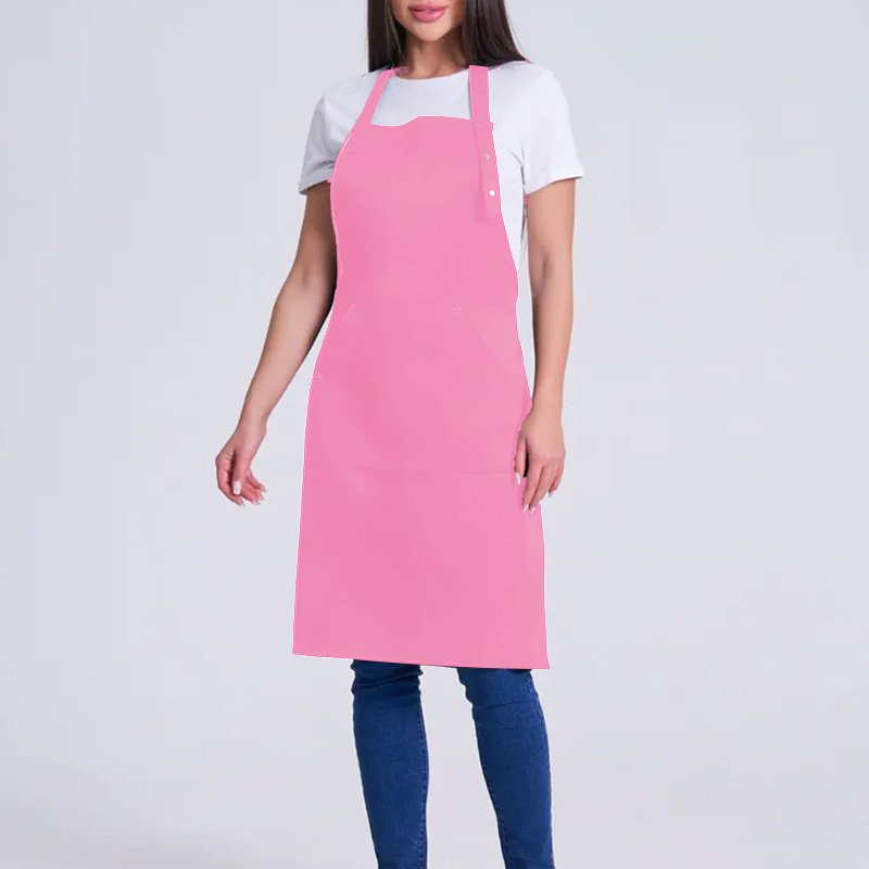 Fashion apron cafe male waiter home female apron chef halter neck work clothes apron - Image 14