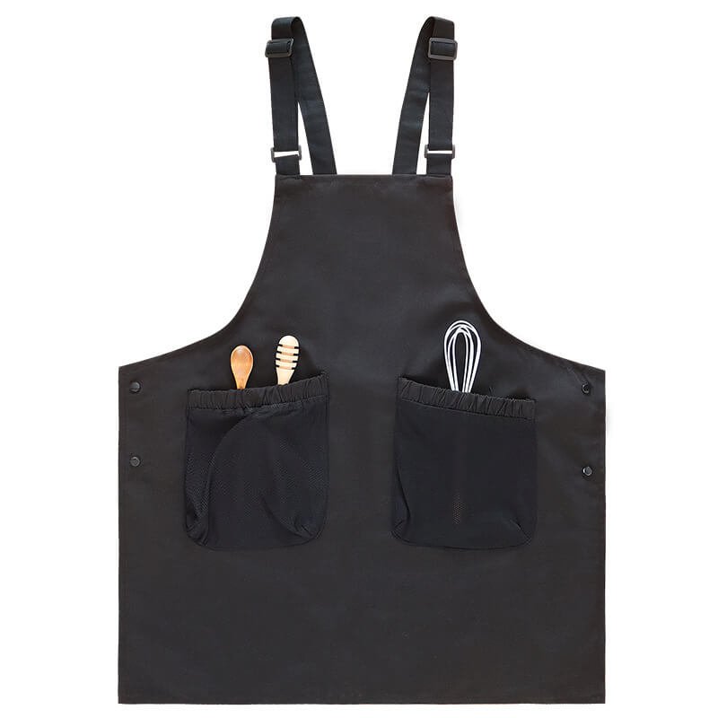 Milk tea dessert shop kitchen catering dedicated nail art light workwear coat men and women customized logo haircut home apron - Image 20