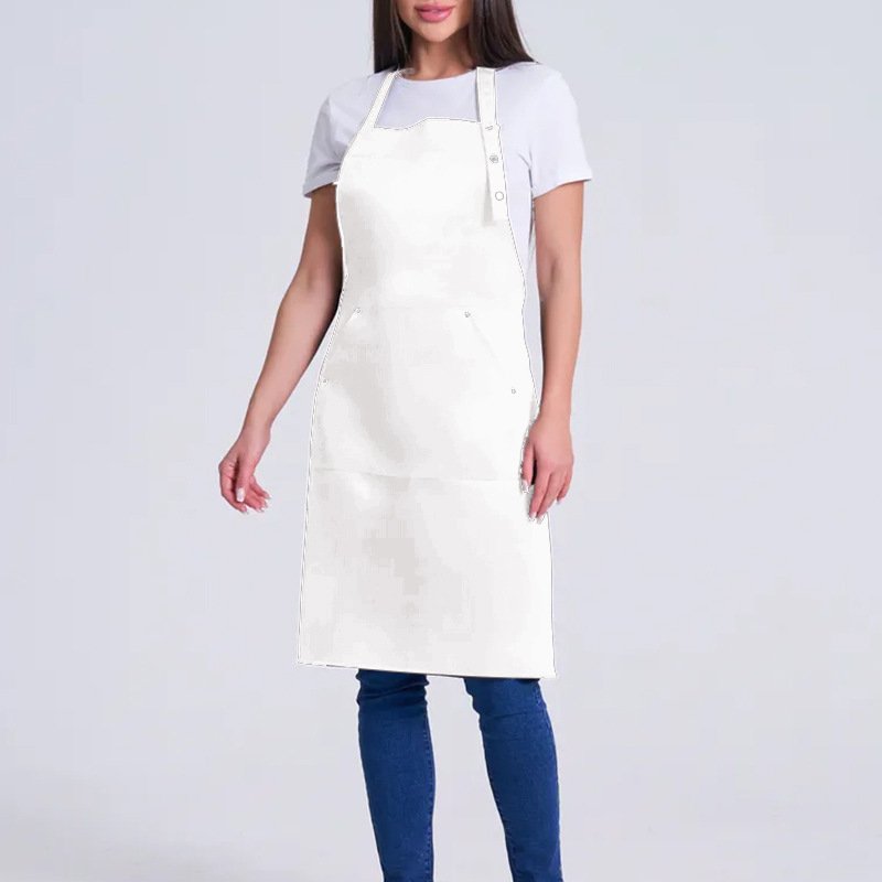 Fashion apron cafe male waiter home female apron chef halter neck work clothes apron - Image 16