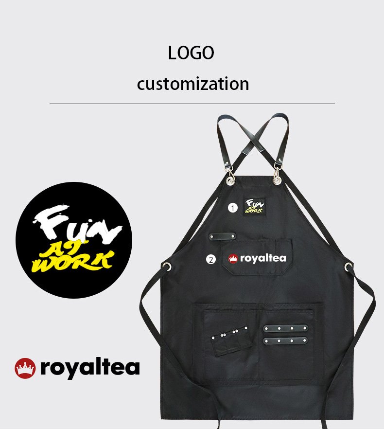 Fashion barber shop hair oil suspenders apron perm and dyeing technician beautician printed men's Amazon sleeveless work clothes - Image 9