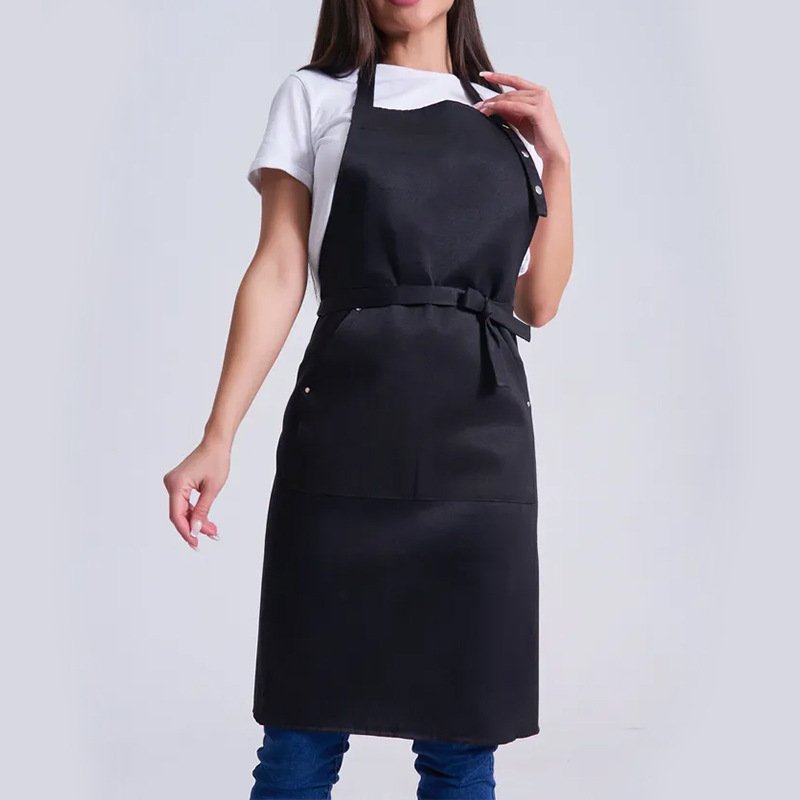 Fashion apron cafe male waiter home female apron chef halter neck work clothes apron - Image 2