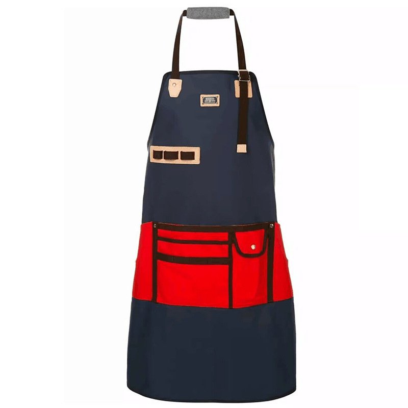 Oxford cloth stain-resistant apron barista kitchen dining room barber garden bar tools overalls - Image 2