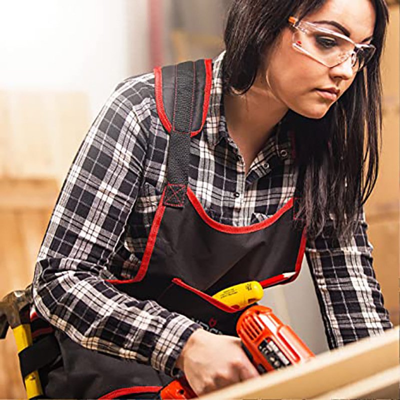 Multifunctional pocket tool apron barbecue outdoor BBQ mechanic woodworking gardening apron wholesale custom logo - Image 5