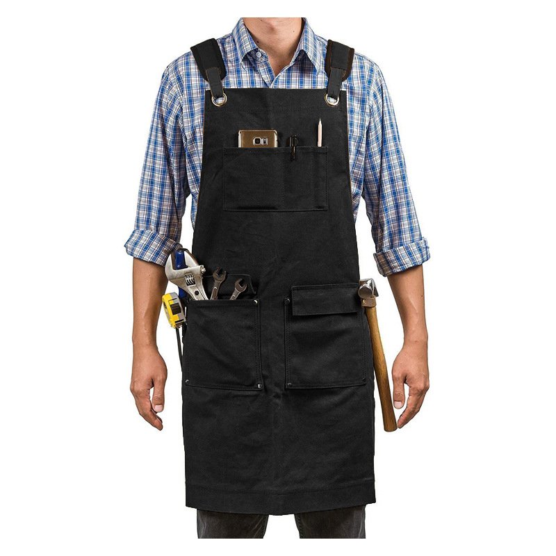Thick canvas apron, work apron