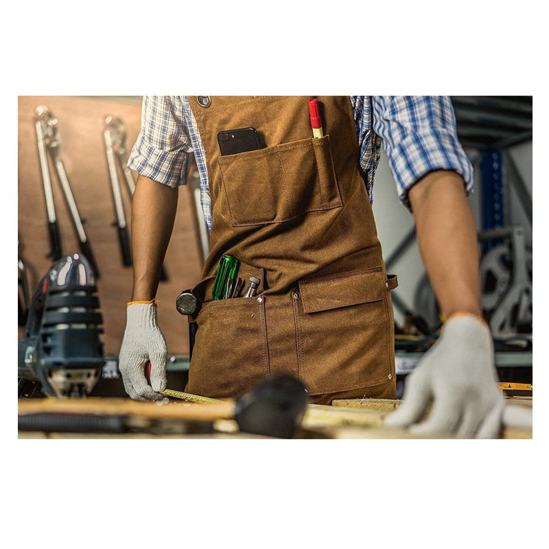 Thick canvas apron, work apron