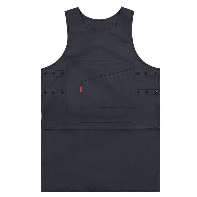 Female florist apron art new waterproof cooking kitchen coveralls men's detachable work clothes apron - Image 9