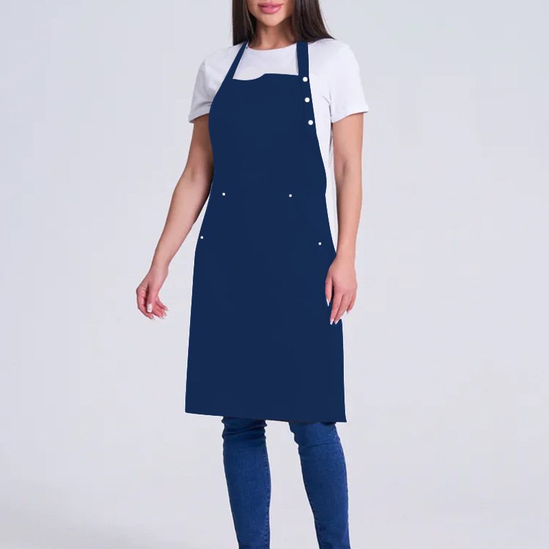 Fashion apron cafe male waiter home female apron chef halter neck work clothes apron - Image 5