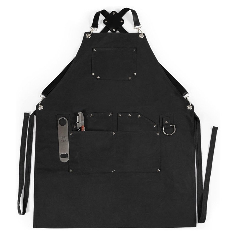 Thickened canvas apron with custom logo for carpenter, gardener, baker, kitchen and household apron wholesale - Image 8