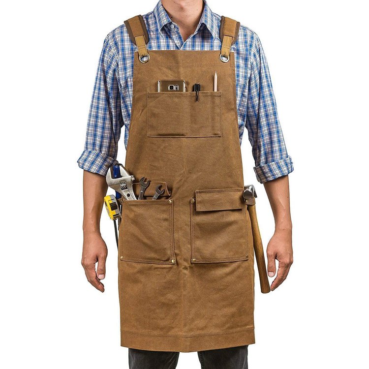 Thick canvas apron, work apron