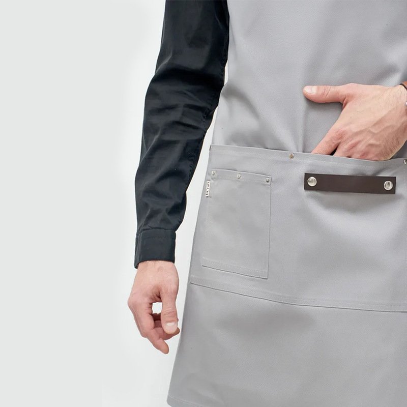 Canvas apron with printed words for catering, milk tea shop, flower shop, coffee, ironing and dyeing, waterproof work clothes - Image 8