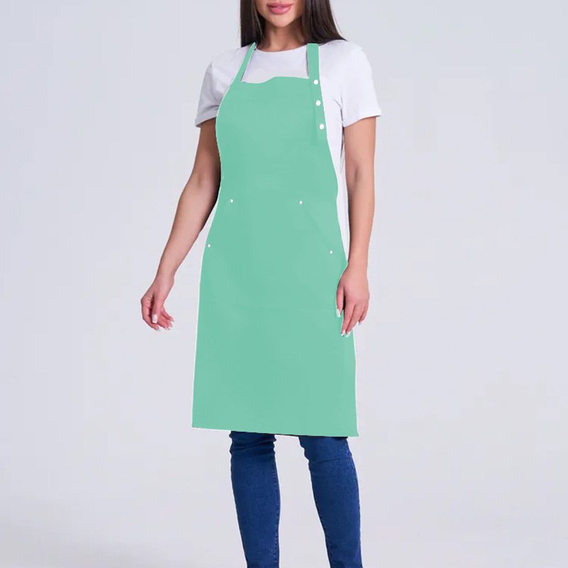 Fashion apron cafe male waiter home female apron chef halter neck work clothes apron - Image 11