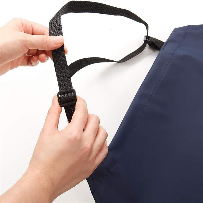 Waterproof and oil-proof halter apron for restaurants, cafes, seafood stores, maternal and child stores, work clothes with printed logo - Image 7