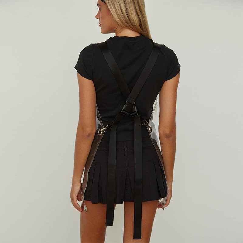 New TPU waterproof and oil-proof apron transparent wash-free creative beauty salon pet shop European and American work clothes - Image 12