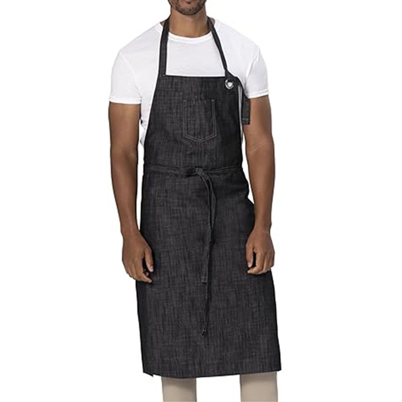 New cotton and linen apron anti-fouling overalls for men gardening baking hairdresser kitchen work clothes wholesale - Image 2