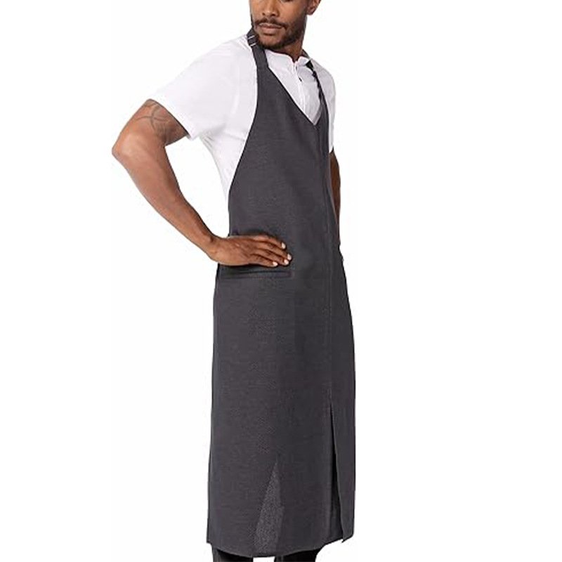 Foreign trade apron hotel restaurant cafe western restaurant work clothes apron kitchen apron hanging neck anti-fouling waist - Image 12