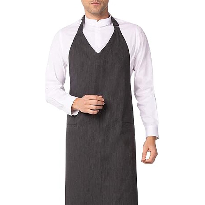 Foreign trade apron hotel restaurant cafe western restaurant work clothes apron kitchen apron hanging neck anti-fouling waist - Image 8