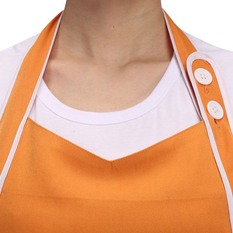 New Korean cute fashion apron beauty salon milk tea coffee shop waiter work apron custom logo - Image 2