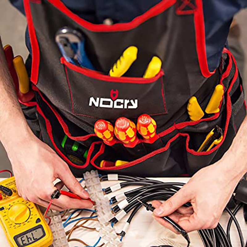 Multifunctional pocket tool apron barbecue outdoor BBQ mechanic woodworking gardening apron wholesale custom logo - Image 7