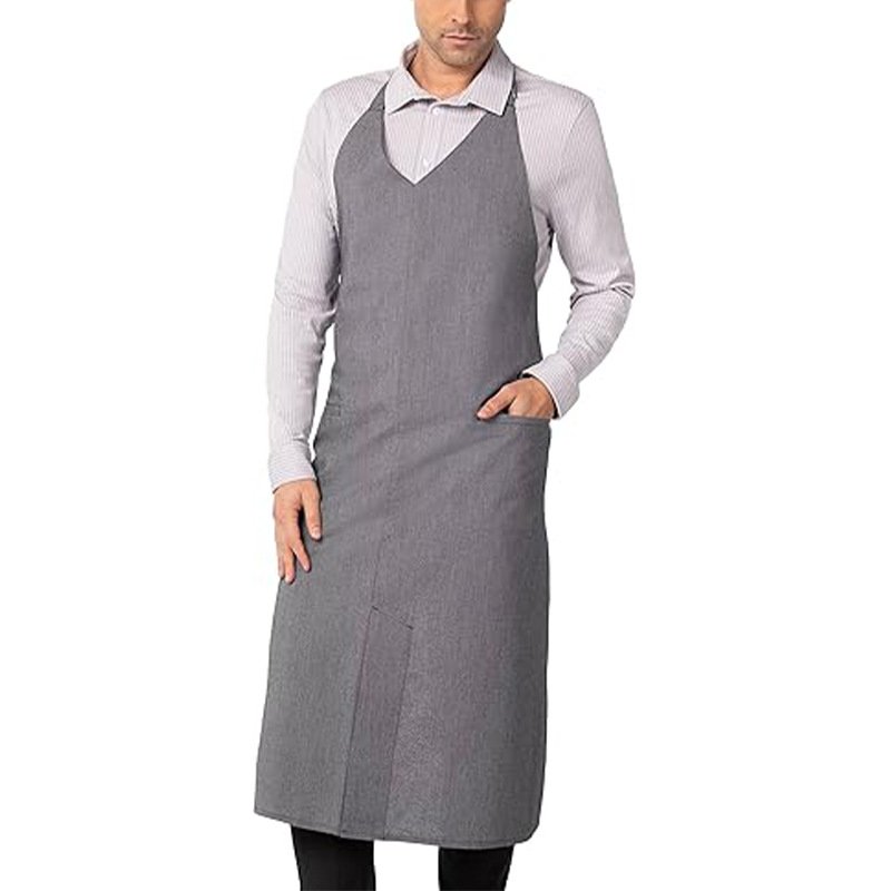 Foreign trade apron hotel restaurant cafe western restaurant work clothes apron kitchen apron hanging neck anti-fouling waist - Image 4