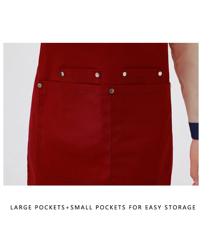 Milk tea shop catering waterproof apron baking men's work clothes fashion manicurist canvas apron - Image 7