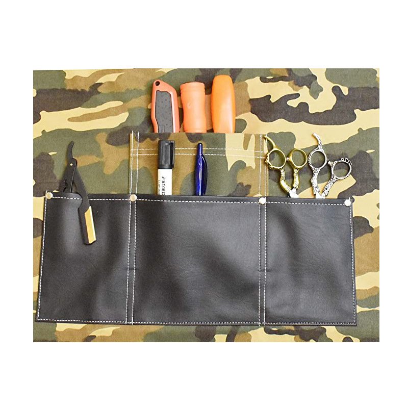 Multifunctional canvas apron for carpenters and electricians, barbecue chefs and barbers with custom logos - Image 17