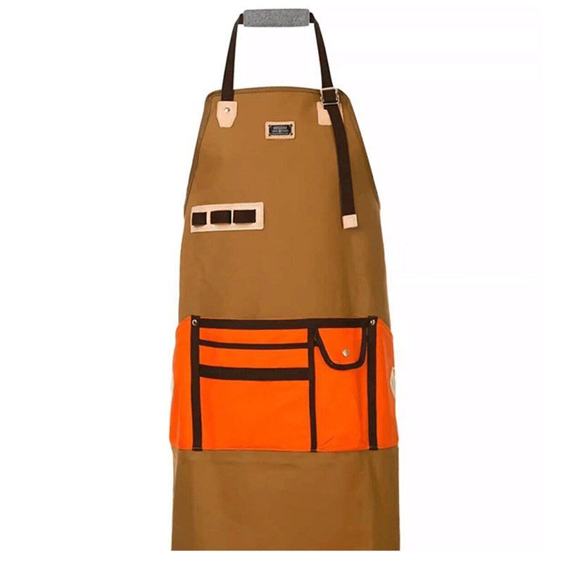 Oxford cloth stain-resistant apron barista kitchen dining room barber garden bar tools overalls - Image 6