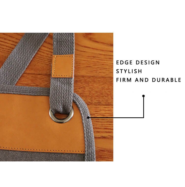 Thickened apron Japanese style outdoor wear-resistant canvas waist gardener carpenter handmade hairdressing work apron - Image 24