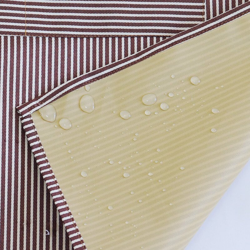 Striped halter neck waterproof apron for home kitchen nail art baking work clothes factory direct sales apron - Image 15