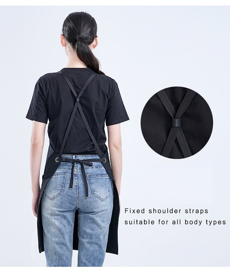 New apron for men, canvas work clothes, barber shop, bakery, kitchen, coffee shop, commercial custom printing - Image 5