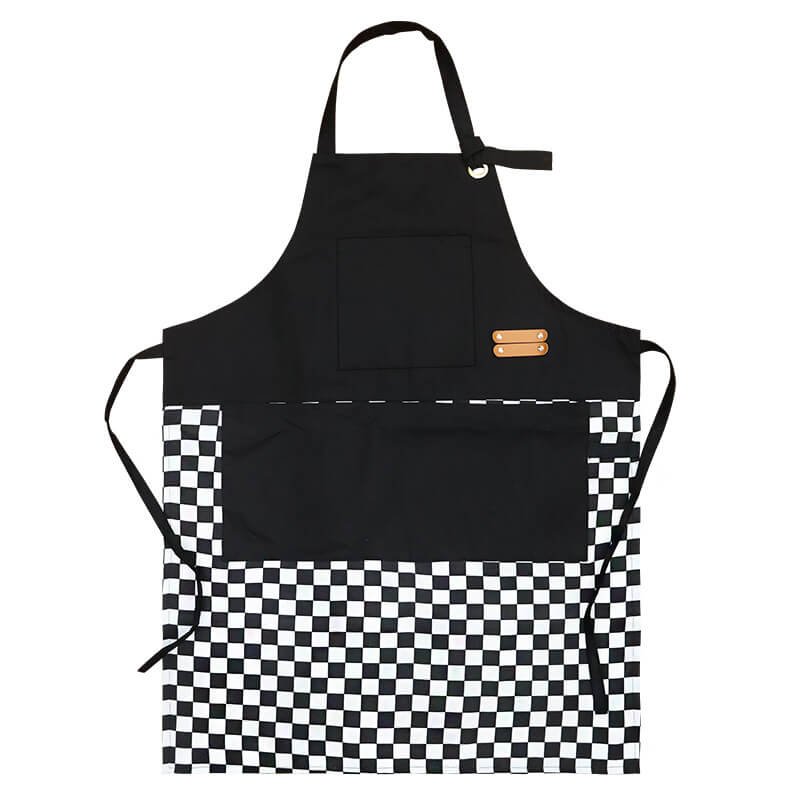 Canvas apron fashionable floral work clothes new summer thin bakery dessert chef coat can be customized logo - Image 8