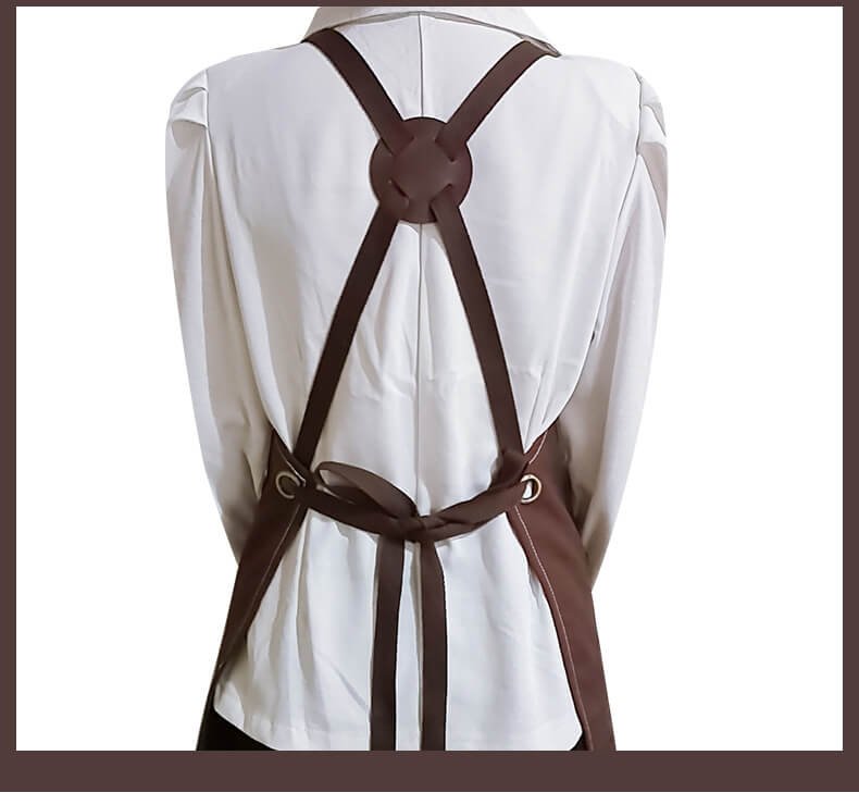 Apron wholesale simple baking fashion bartender custom canvas women's milk tea men's work apron - Image 9